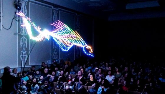 Представление световых кукол. Театр Николая Зыкова (Москва), Вилючинск